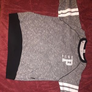 pink (brand) oversized sweater